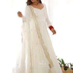 Beautiful Indian Anarkali Dress with Dupatta
